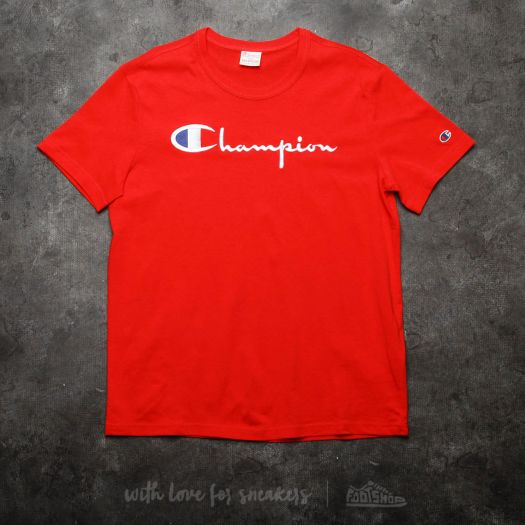 Champion deals shirt red