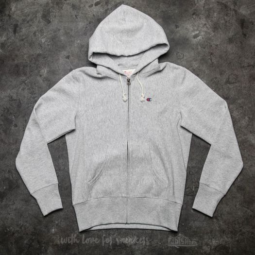 Full Zip Hoodie Grey Champion Reverse Weave Hoodie Champion Mens C