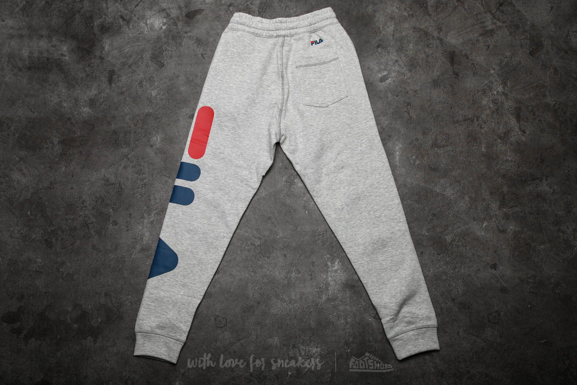 Džínsy a nohavice FILA Classic Basic Pants Light Grey Melange