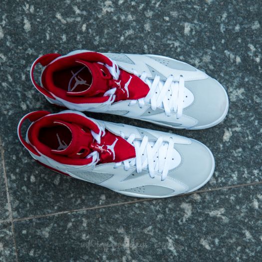 Men s shoes Air Jordan 6 Retro White Gym Red Pure Platinum Footshop