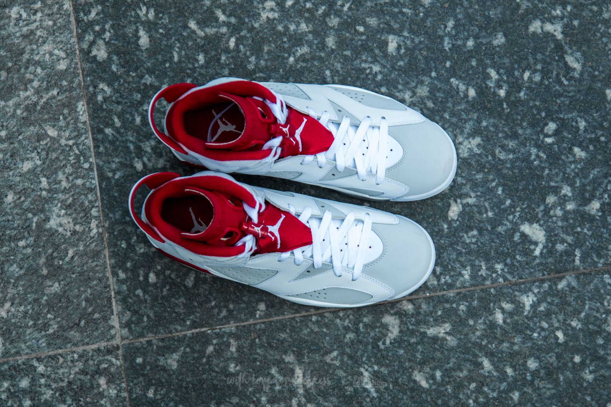 Încălțăminte și sneakerși pentru bărbați Air Jordan 6 Retro White/ Gym Red-Pure Platinum