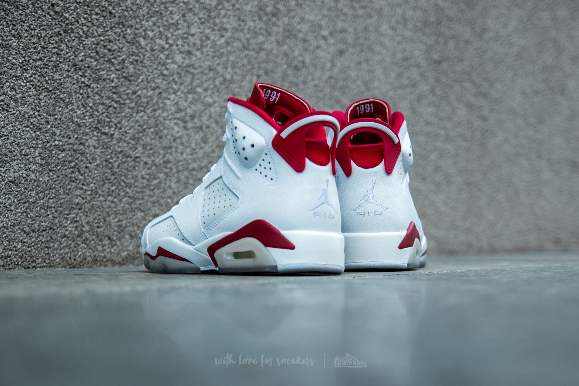 Air jordan 6 retro red discount