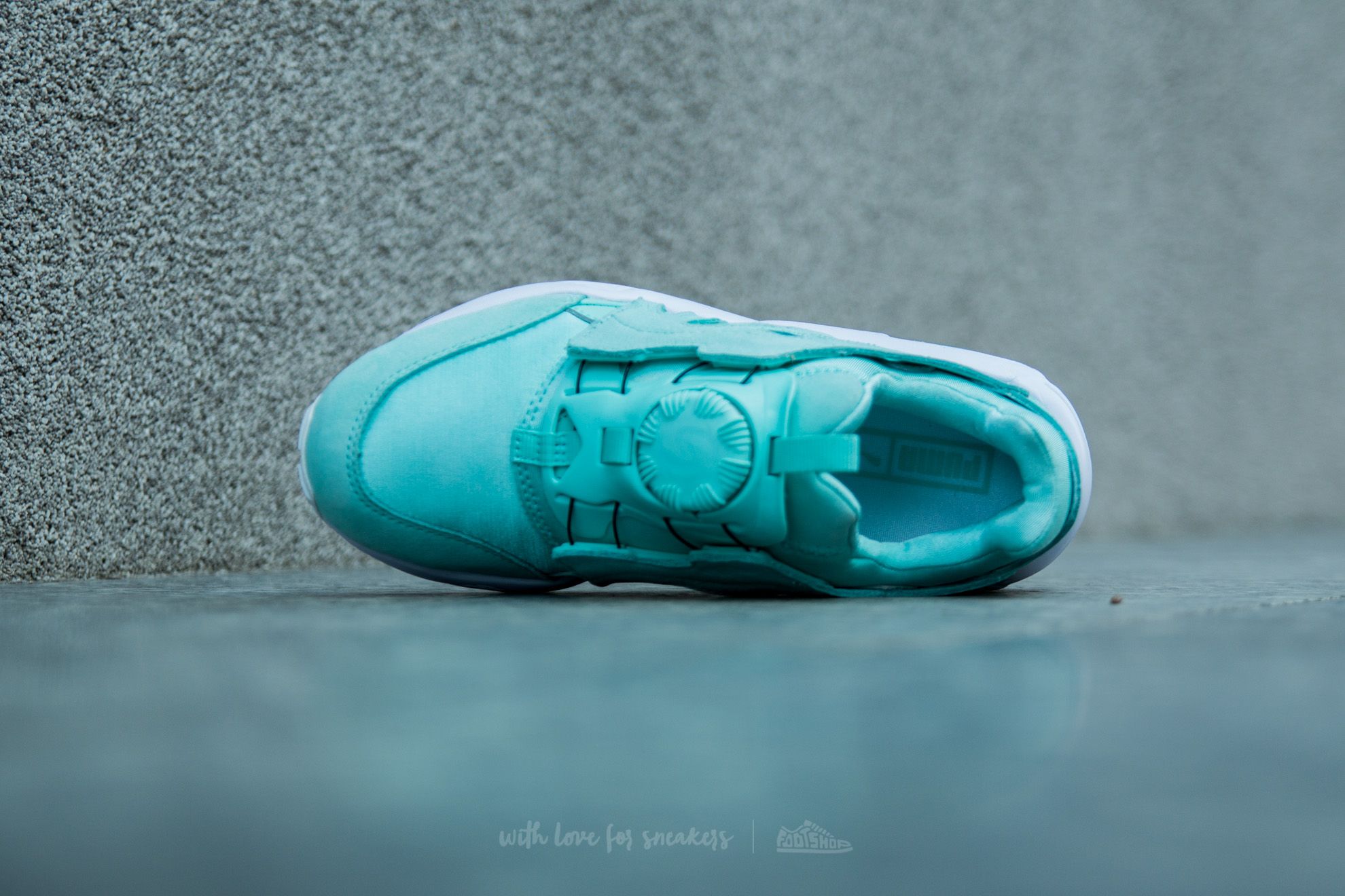 Dámské tenisky a boty Puma Wn´s Disc Blaze Shine Aruba Blue-Aruba Blue