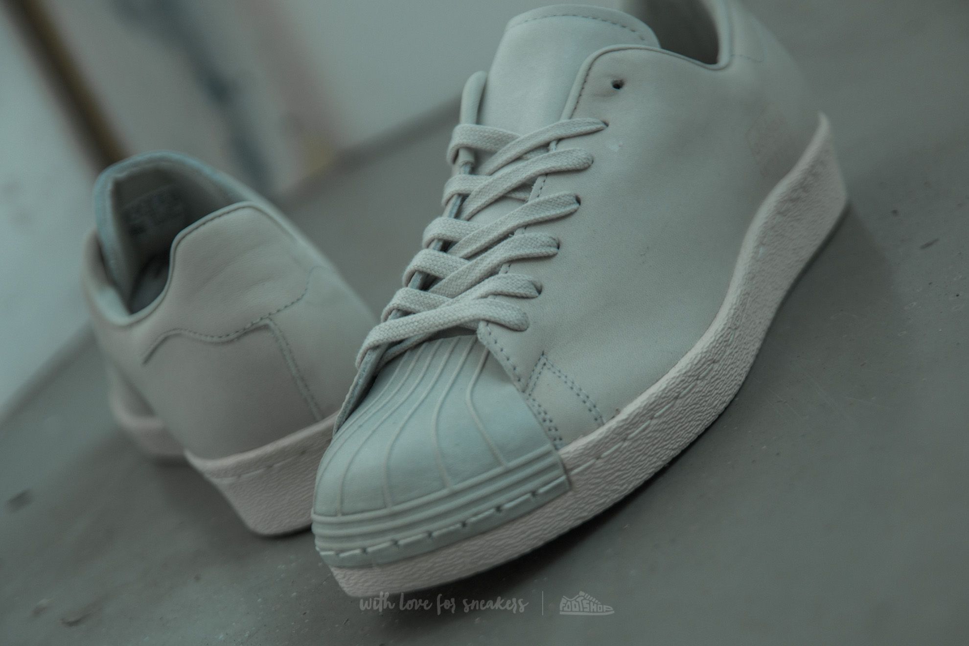 Men s shoes adidas Superstar 80s Clean Crystal White Crystal White Off White Footshop