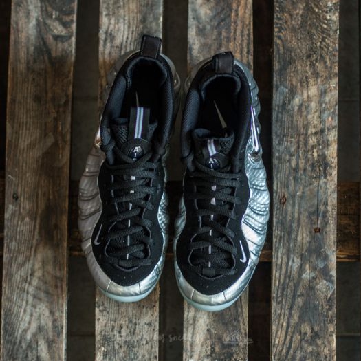 black and silver foamposites