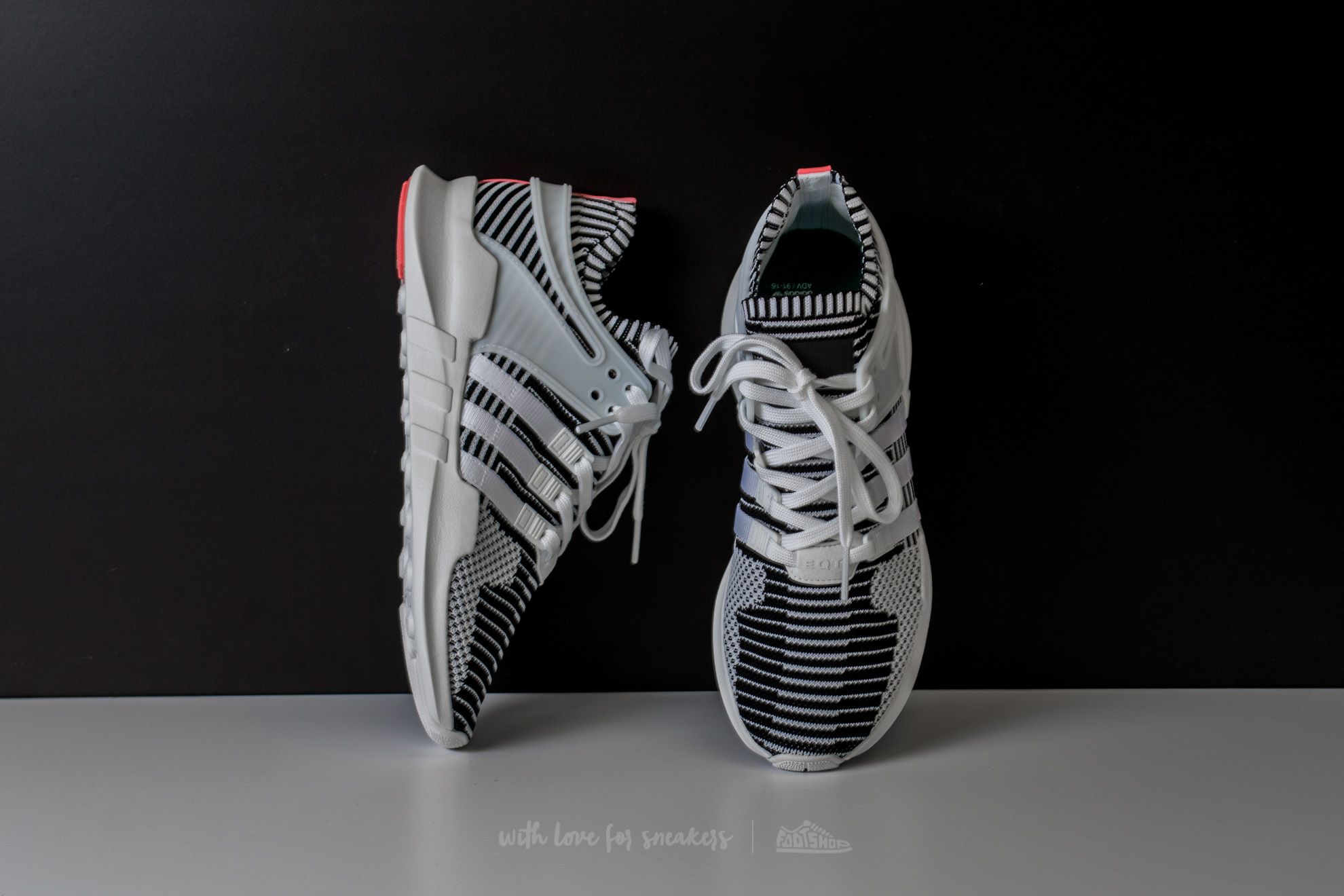 Men s shoes adidas EQT Support ADV Primeknit Ftw White Ftw White Turbo Footshop