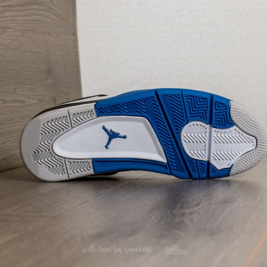 Men's shoes Air Jordan 4 Retro White/ Game Royal-Black (308497-117