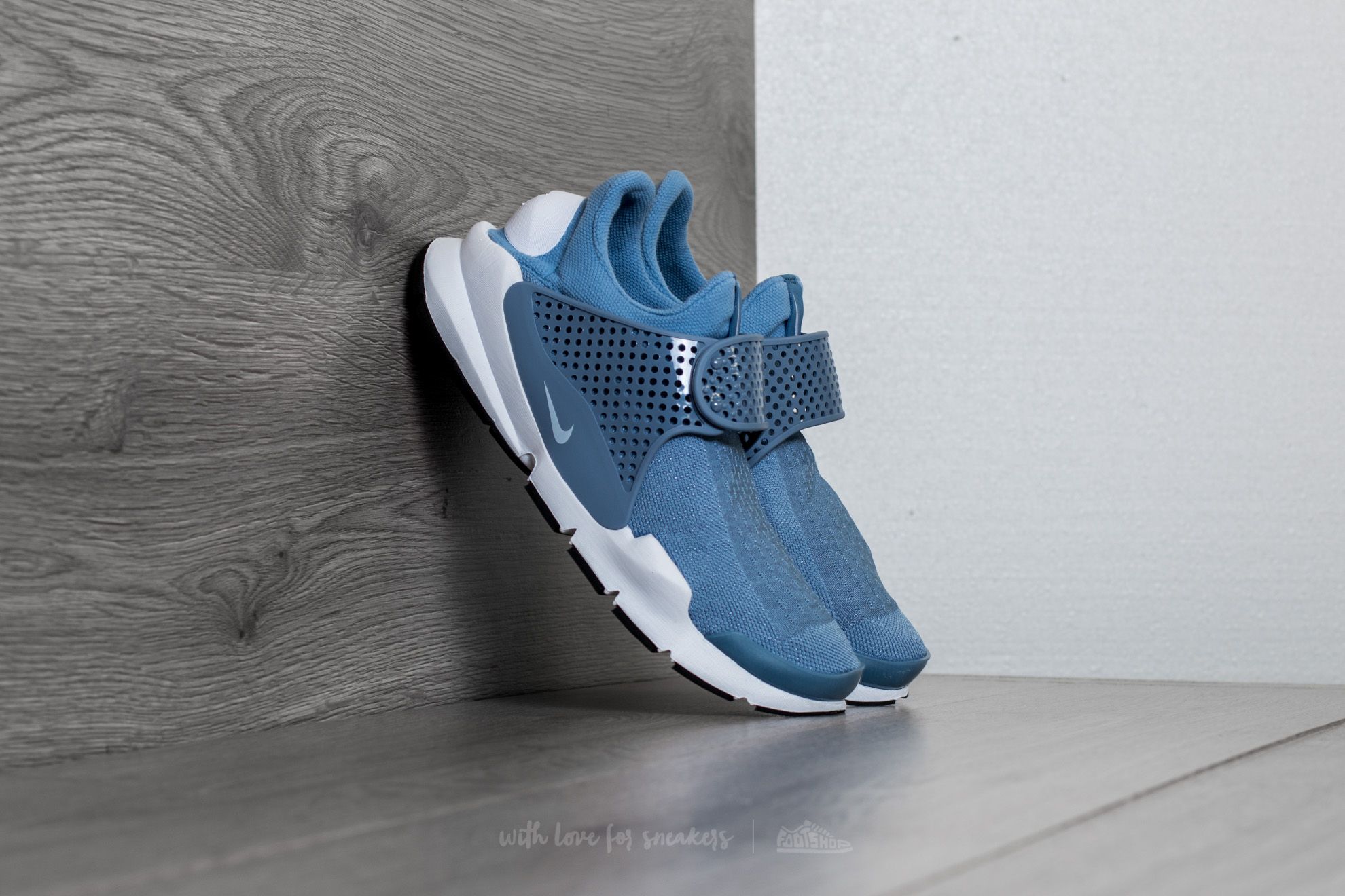 Herren Sneaker und Schuhe Nike Sock Dart KJCRD Work Blue/ White-White-Black