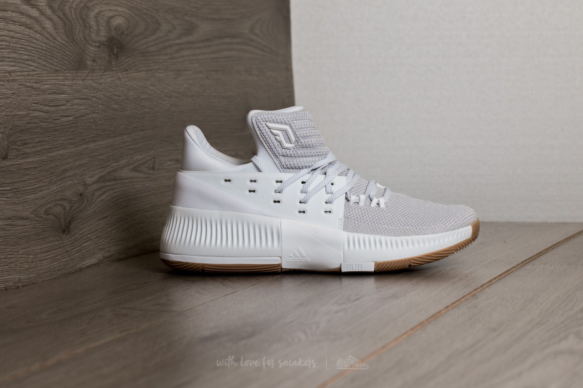 Men s shoes adidas D Lillard 3 Ftw White Ftw White Gum4 Footshop