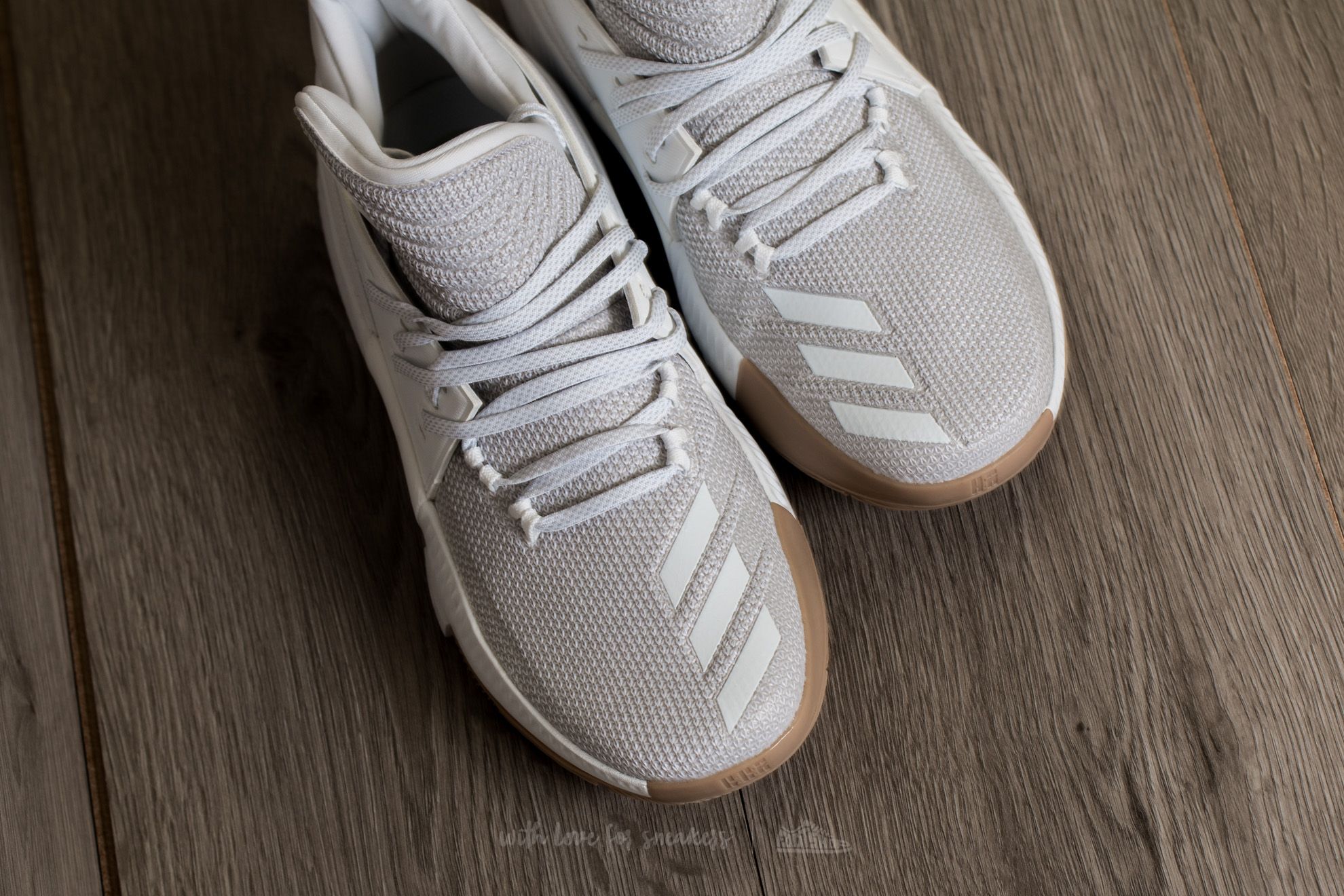Buty męskie adidas D Lillard 3 Ftw White/ Ftw White/ Gum4