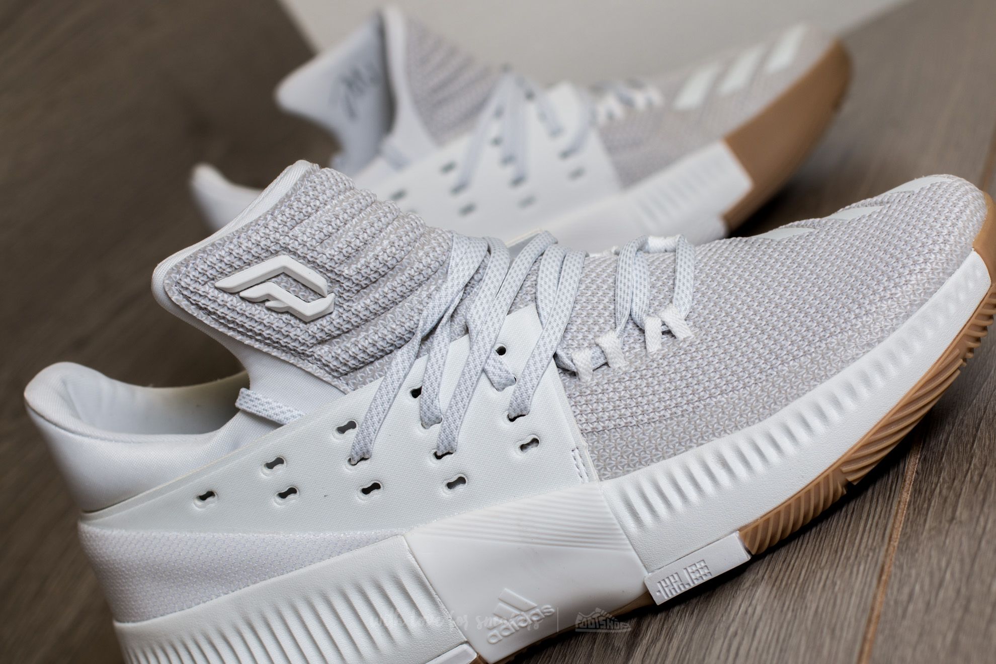 Buty męskie adidas D Lillard 3 Ftw White/ Ftw White/ Gum4