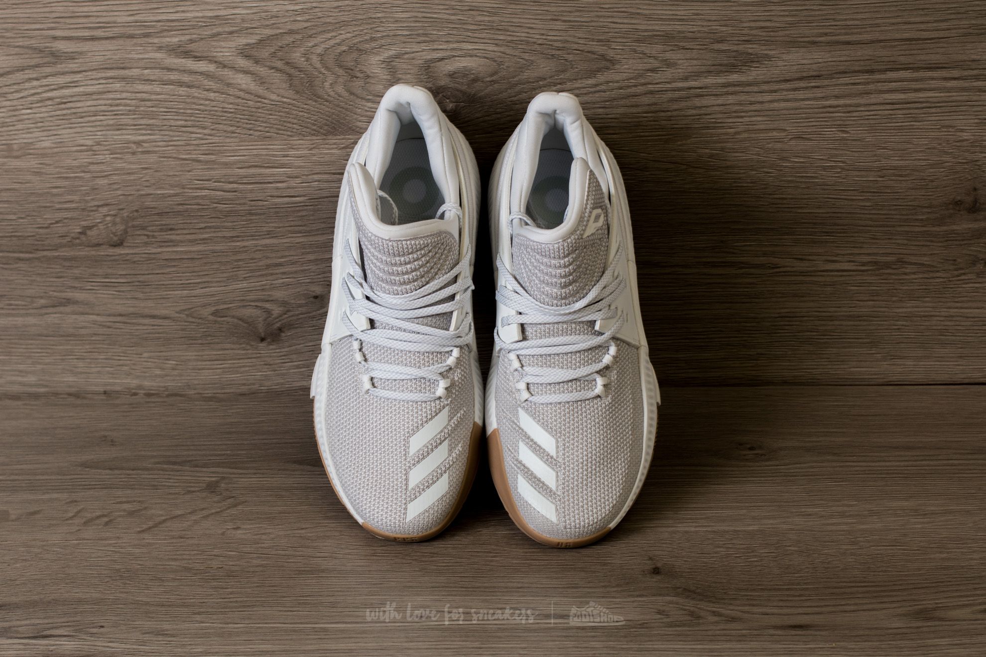 Buty męskie adidas D Lillard 3 Ftw White/ Ftw White/ Gum4