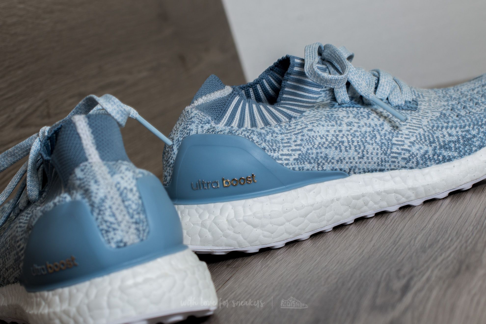 Women s shoes adidas UltraBoost Uncaged W Crystal White Tactile Blue Easy Blue Footshop
