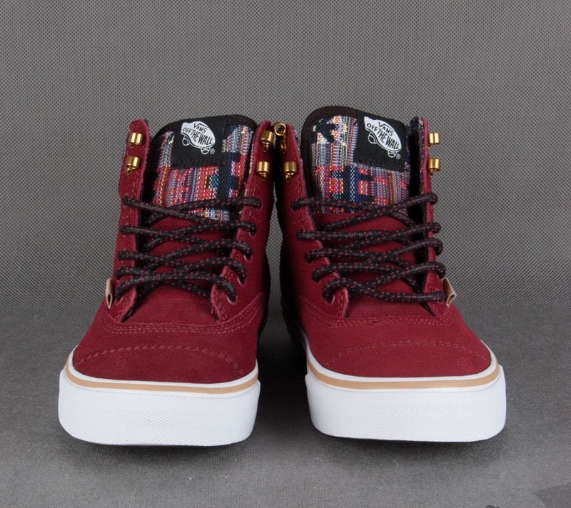 Pánske tenisky a topánky Vans Era Hi CA (Suede Native) BkngRd/Blk