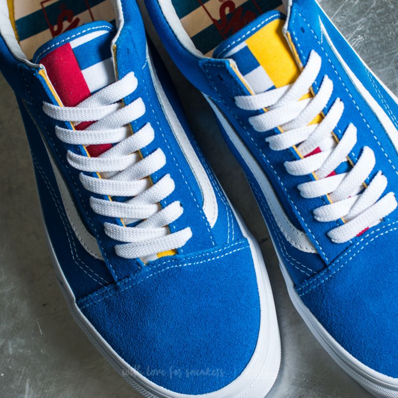 vans sneakers vans old skool red and blue