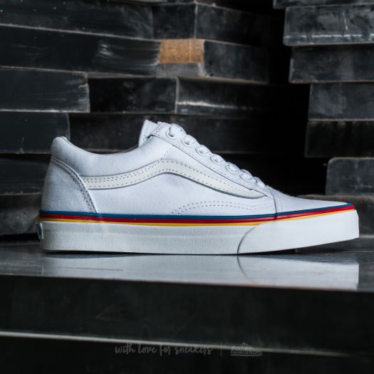 Old skool vans white mens top