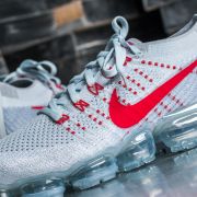 Vapormax pure platinum red cheap