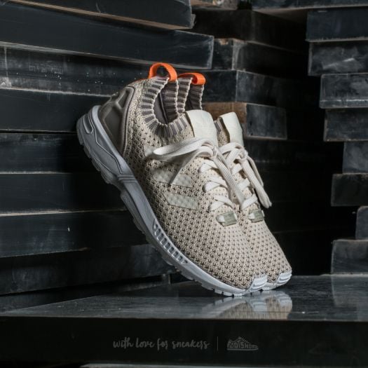 Adidas zx flux primeknit grey online