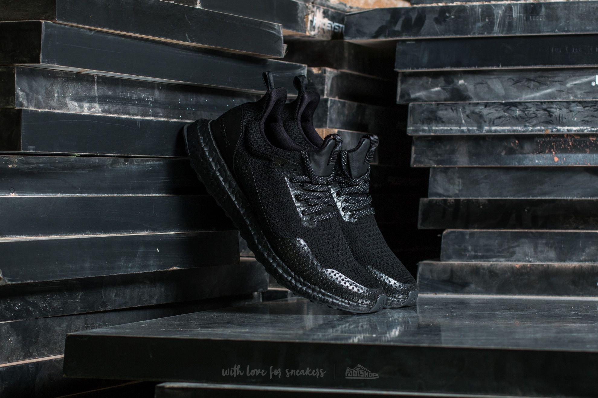 Férfi cipők adidas Consortium x Haven UltraBoost Uncaged Black/ Black-Black
