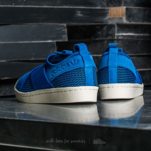 Adidas superstar slip on sales womens Blue