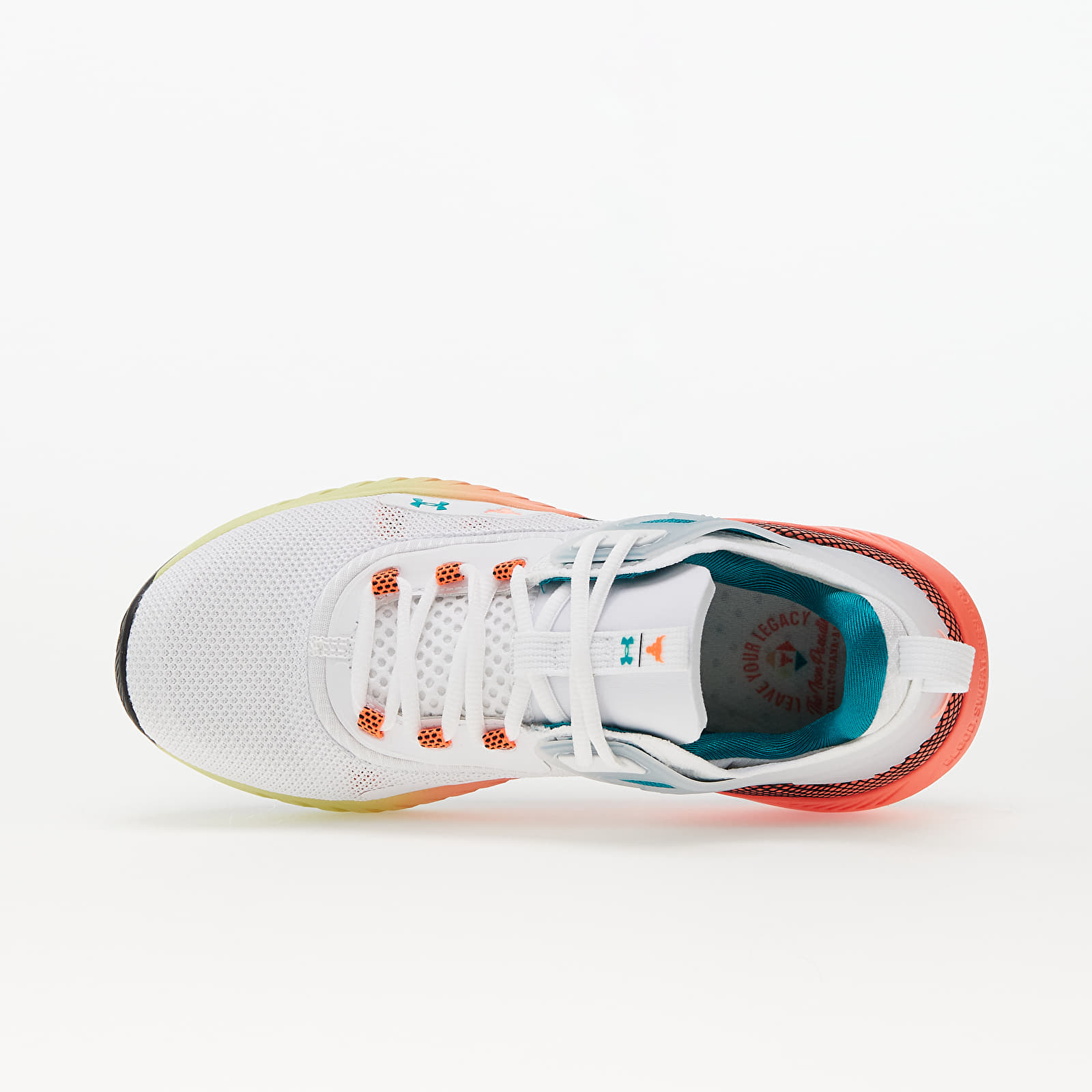 Men s shoes Under Armour Project Rock 5 White Coastal Teal After