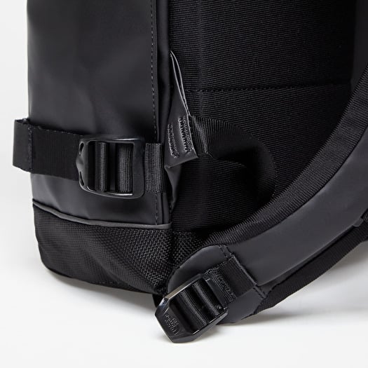 Nike black all over sale logo roll top backpack