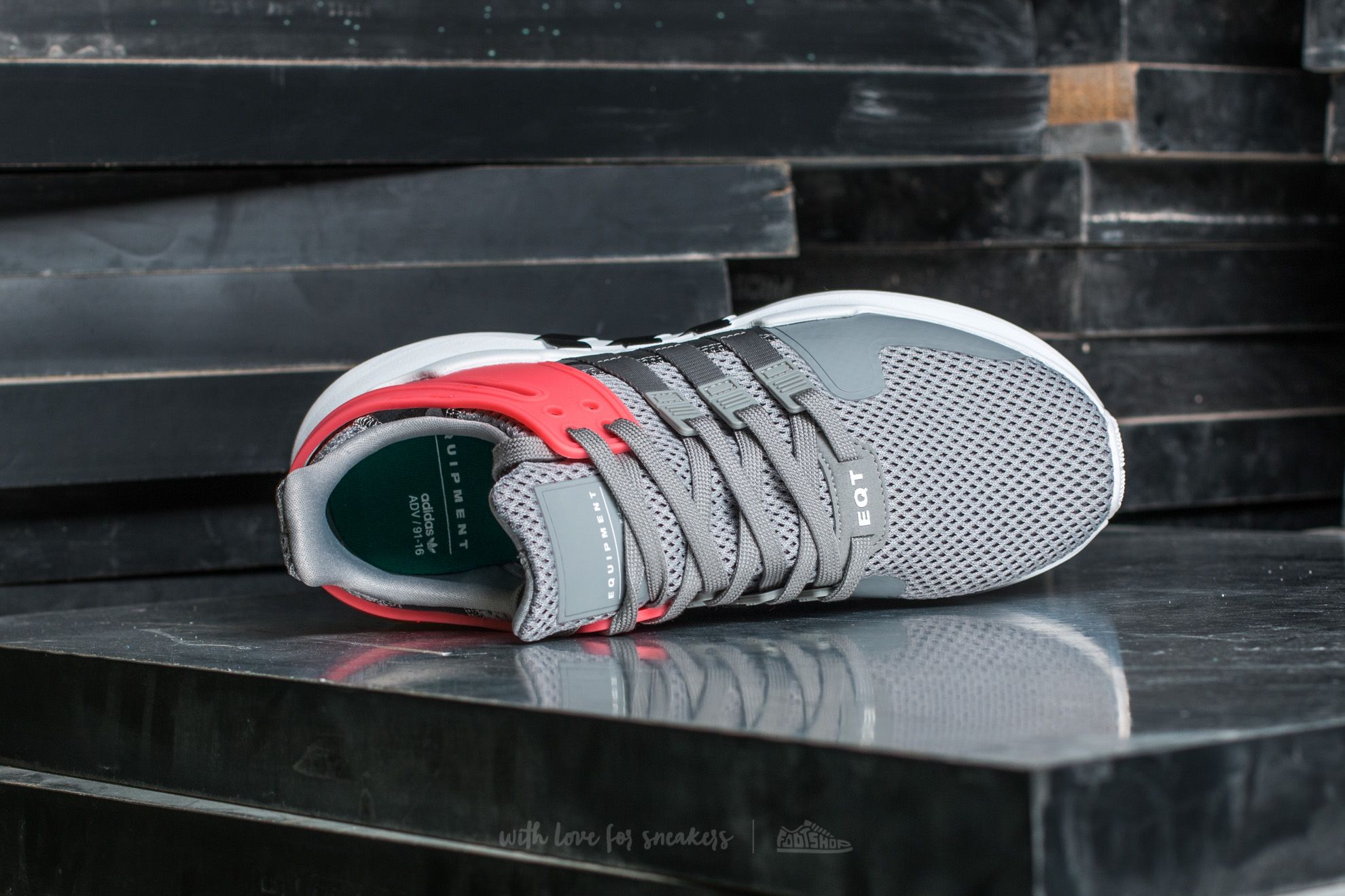 Men s shoes adidas Equipment Support ADV Medium Grey Heather Solid Grey Core Black Turbo Footshop