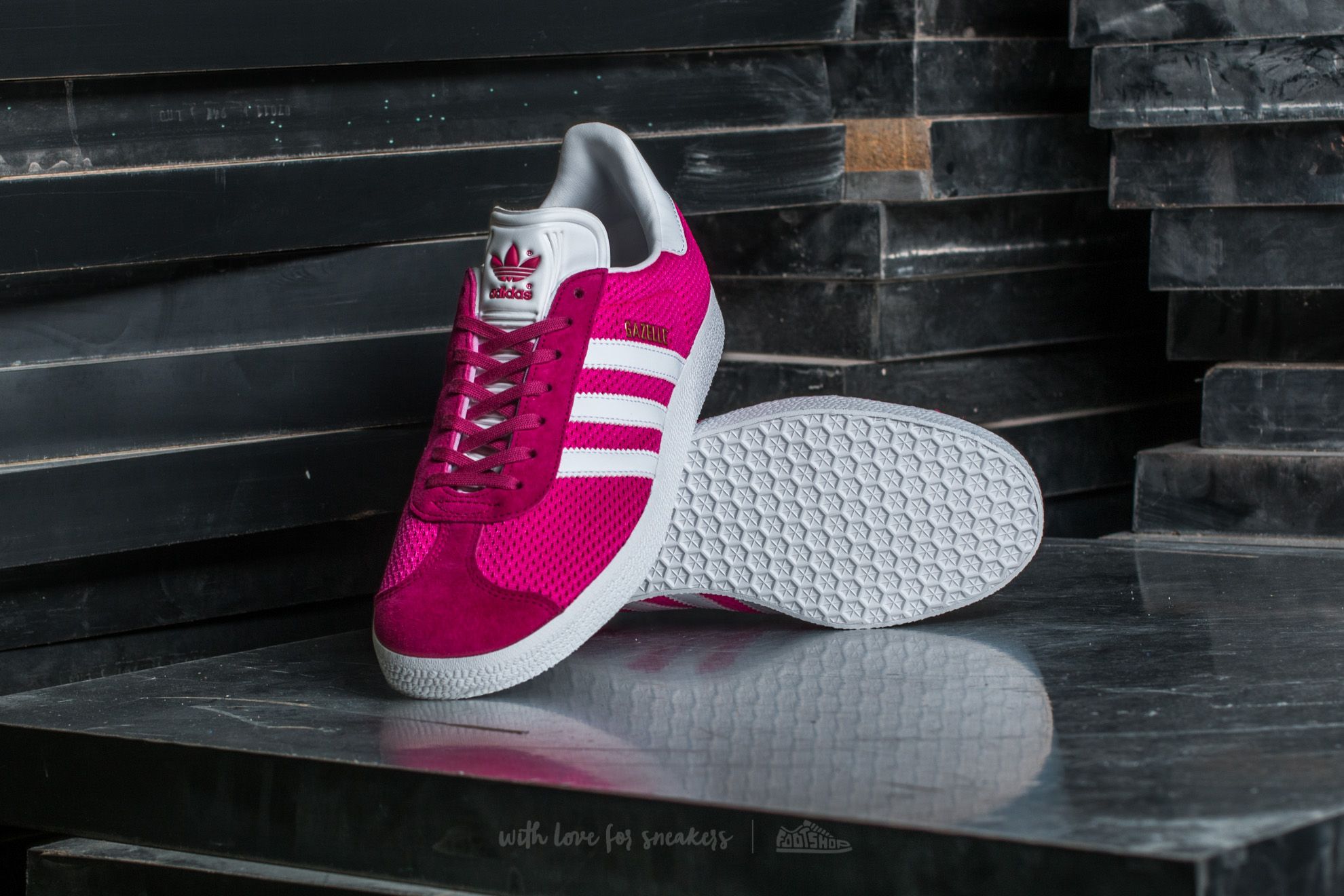 Adidas gazelle rosa choque new arrivals