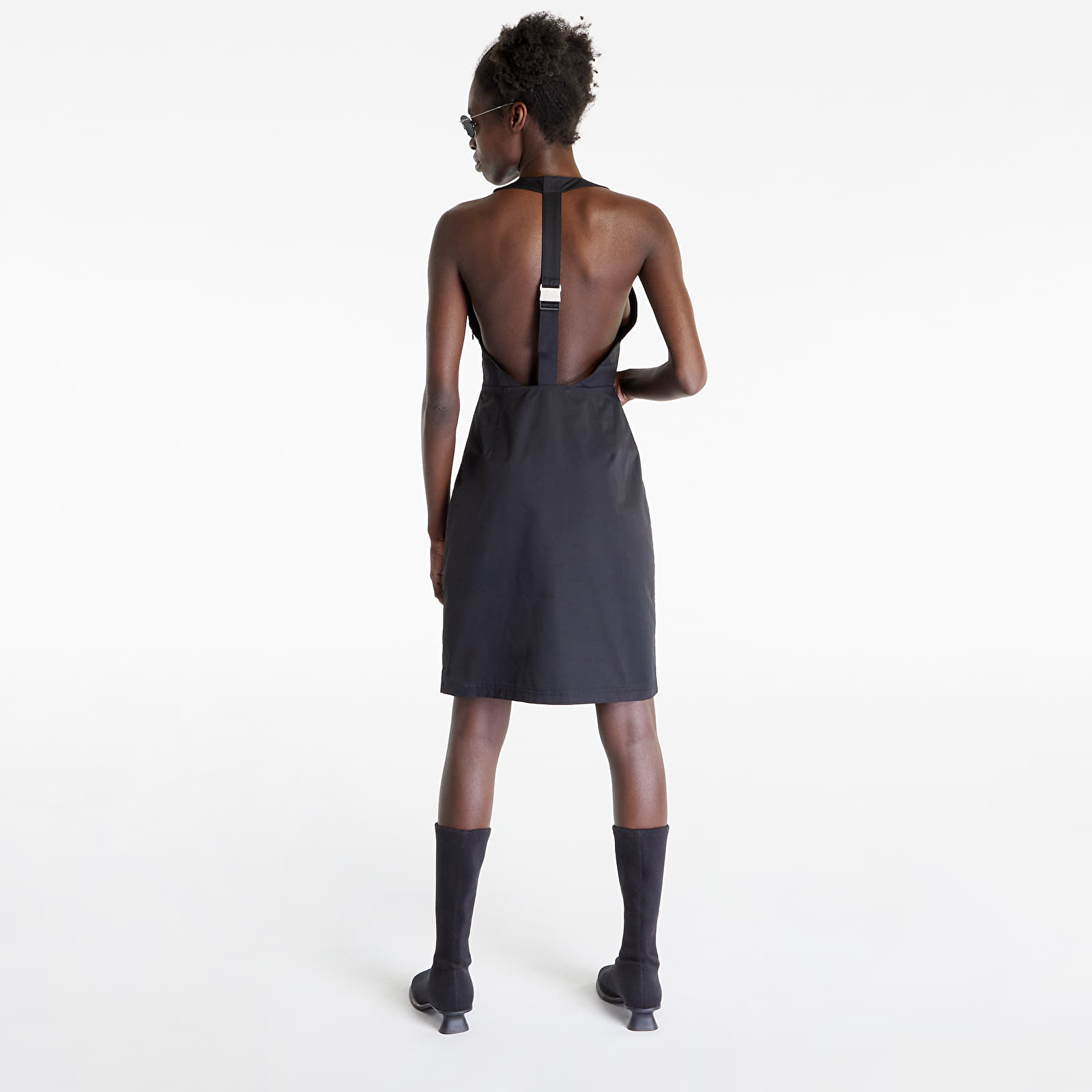 Dress Calvin Klein Jeans Open Back Strap Utility Dress Black