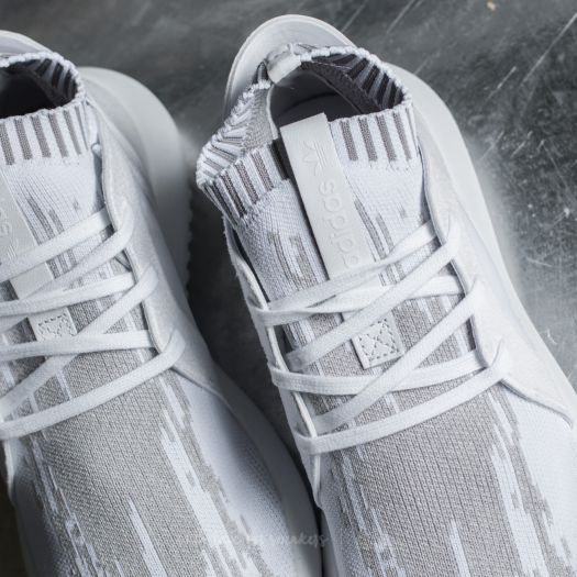 Adidas originals womens tubular defiant primeknit trainers white/white/clear granite best sale