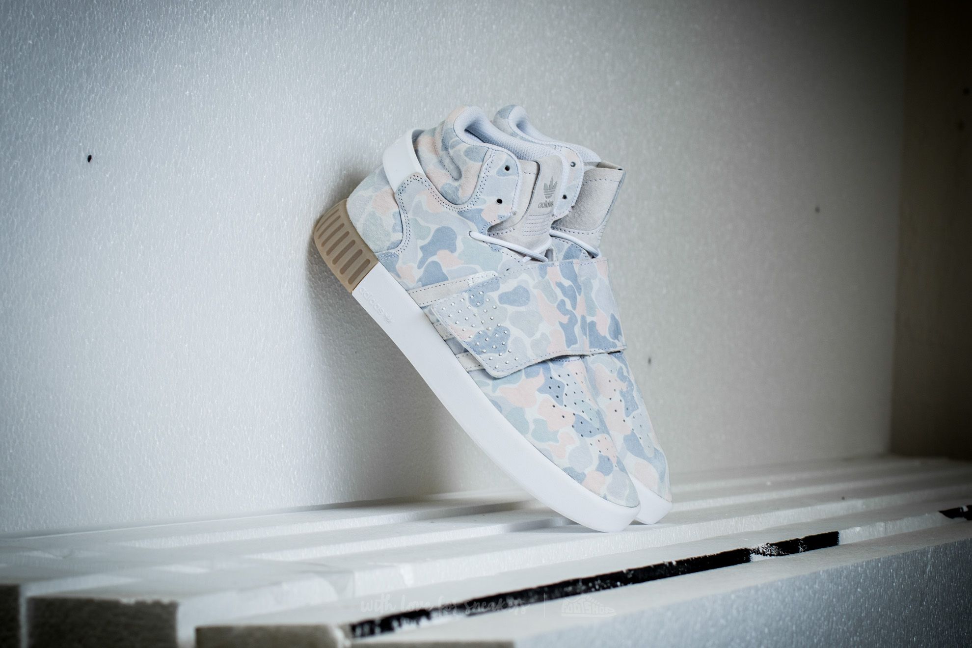 Adidas tubular white strap top