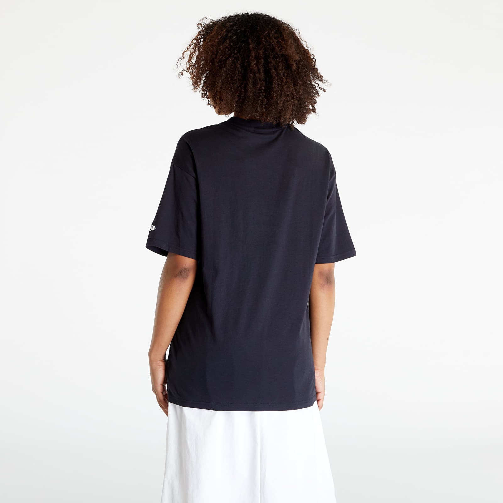 T-shirts New Era New York Yankees Team Wordmark Oversized Tee Navy/ White