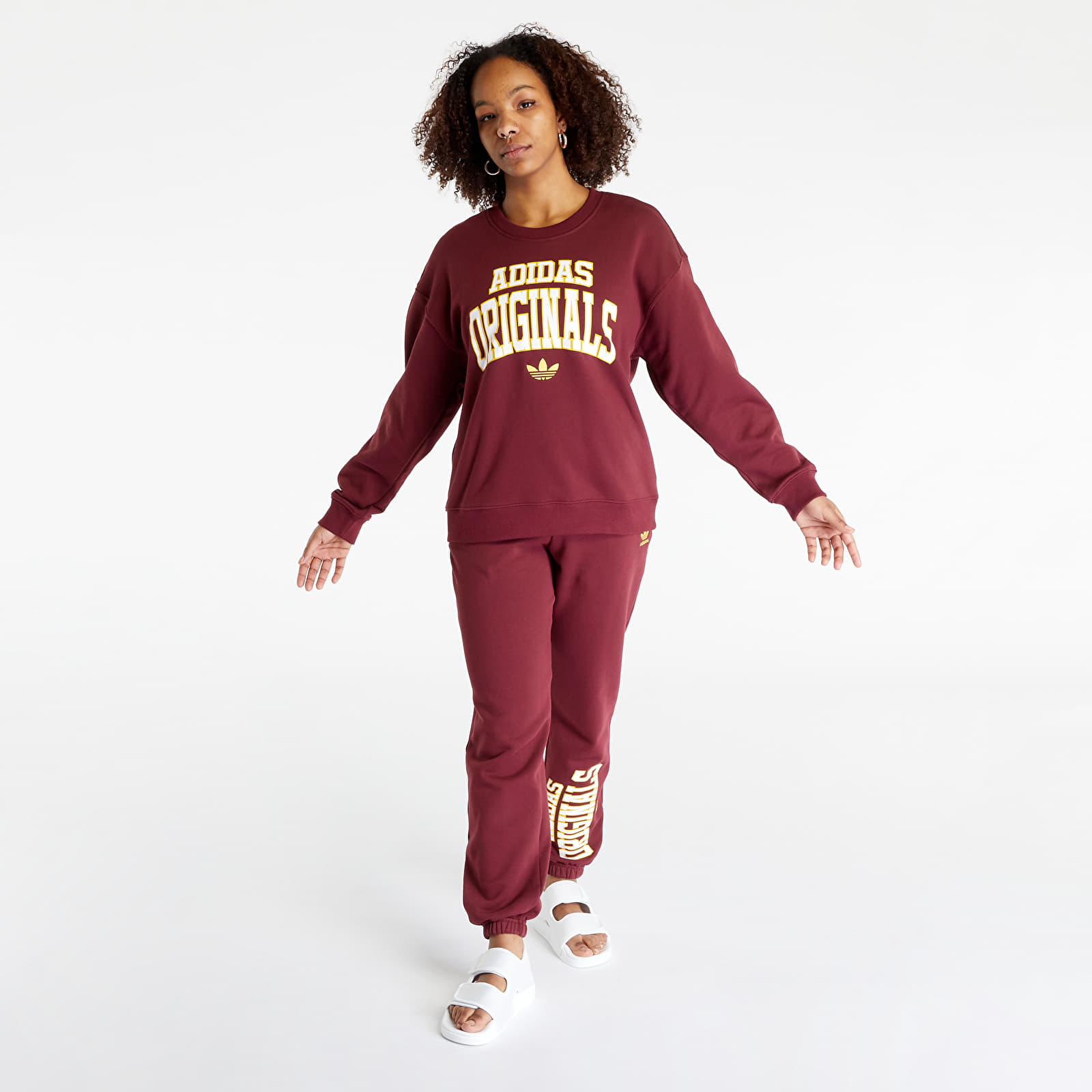 Sweatshirt and sweatpants set adidas outlet