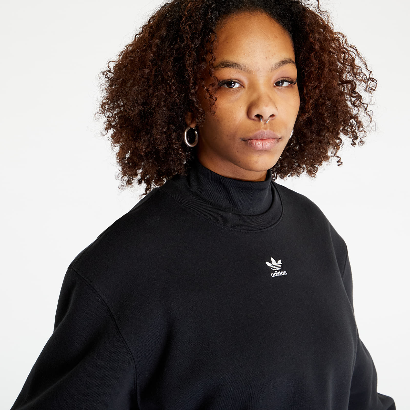 Adidas roll neck sale sweatshirt