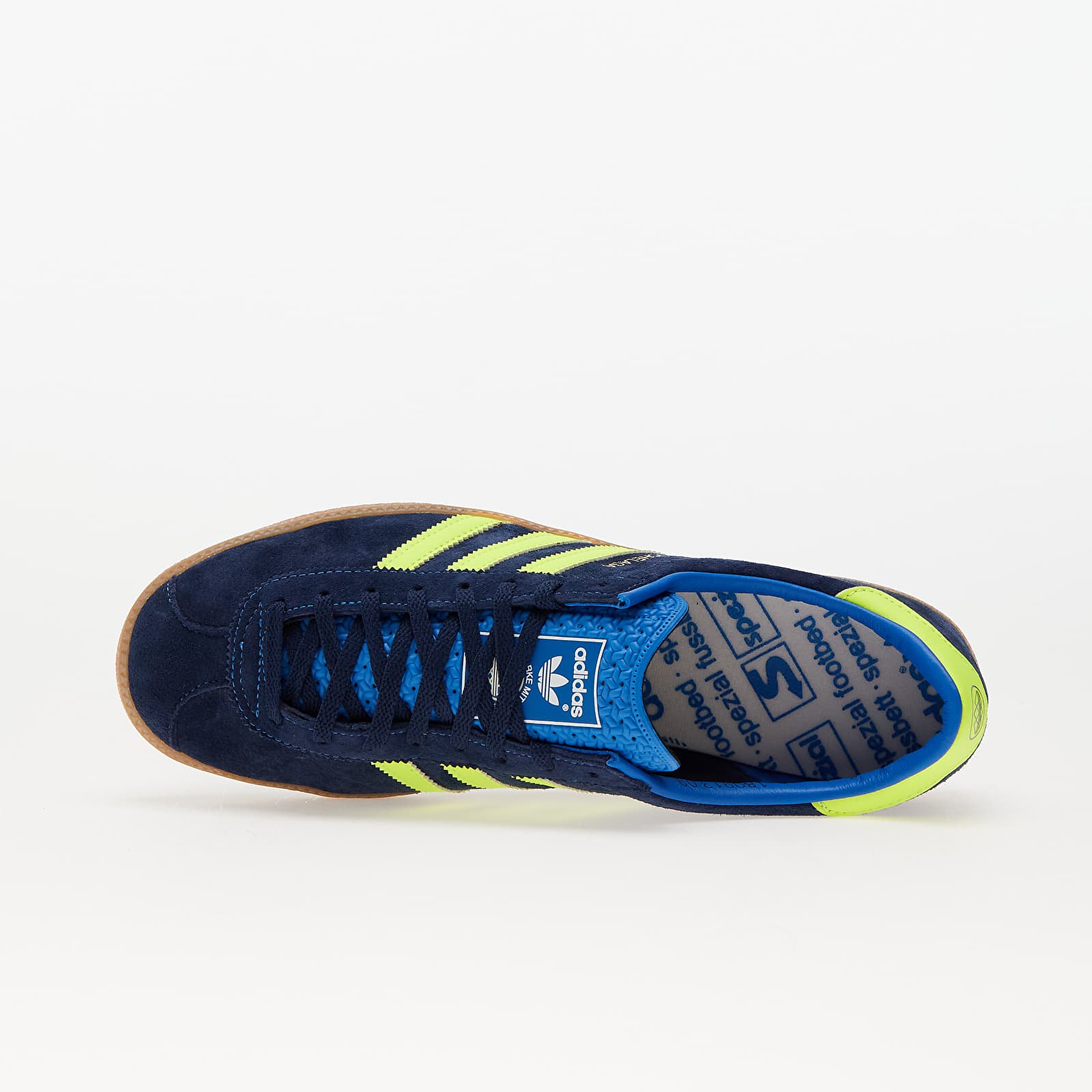 Men s shoes adidas Hochelaga Spzl Night Indigo Solar Yellow Blue Bird Footshop