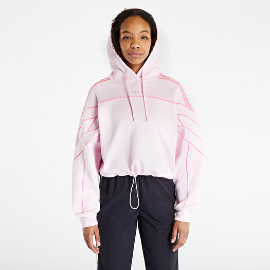 Hoodies and sweatshirts adidas Originals Aloxe Crop Hoodie Clear