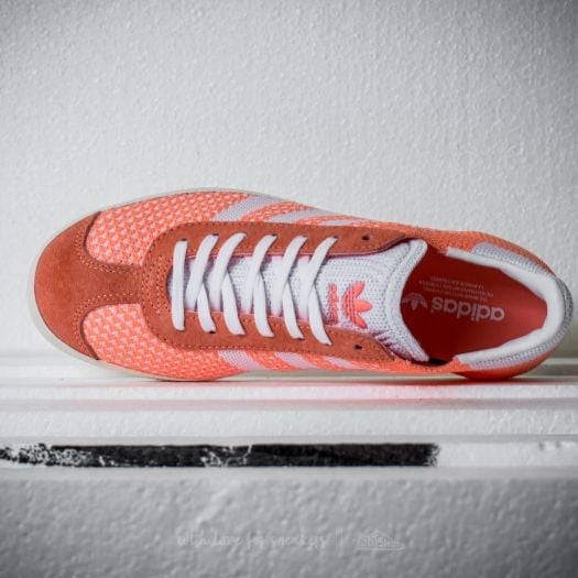 adidas Gazelle Primeknit W Sun Glow Ftw White Core White Footshop