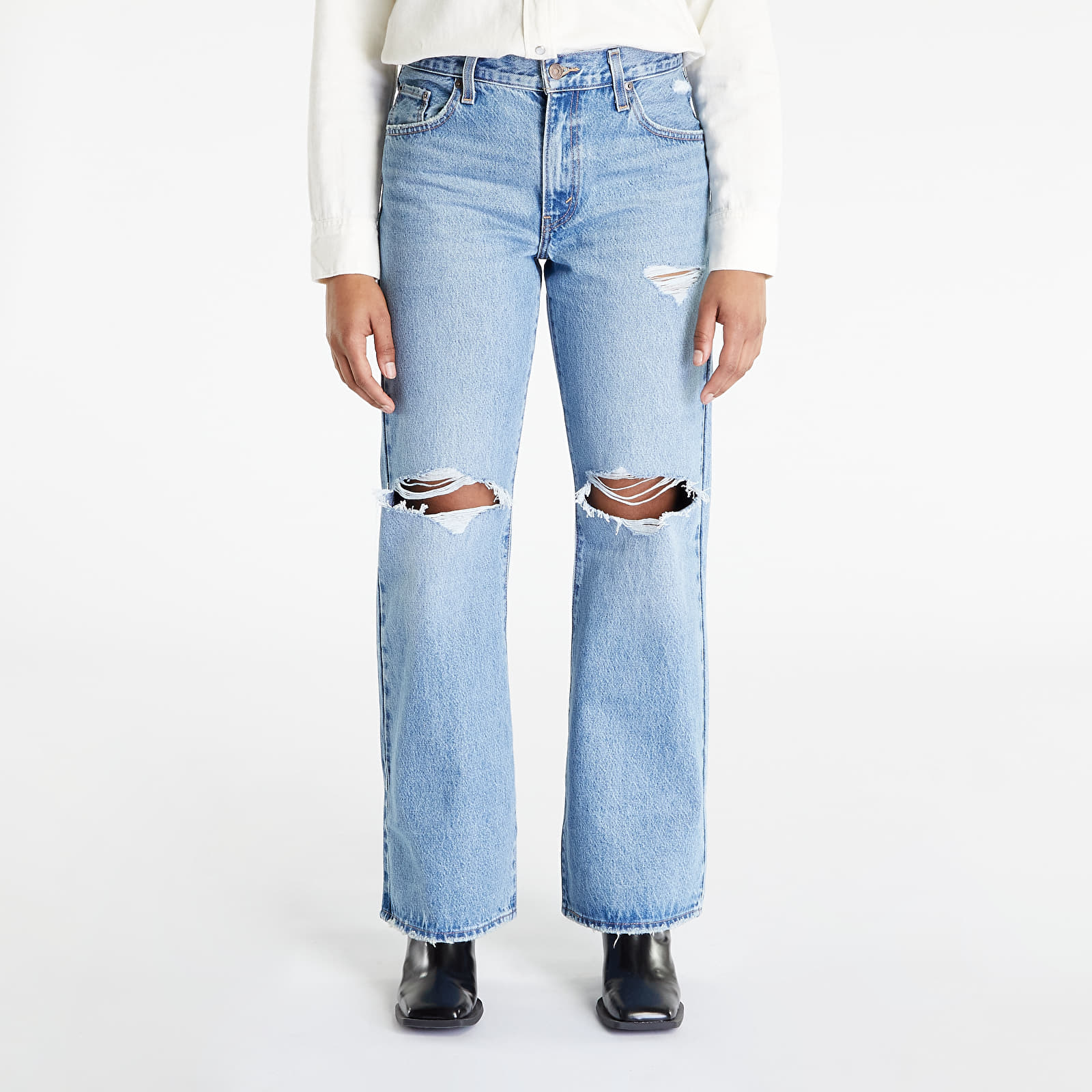 Pants and jeans Levi's® Baggy Boot Flea Market Find Med Indigo - Worn In