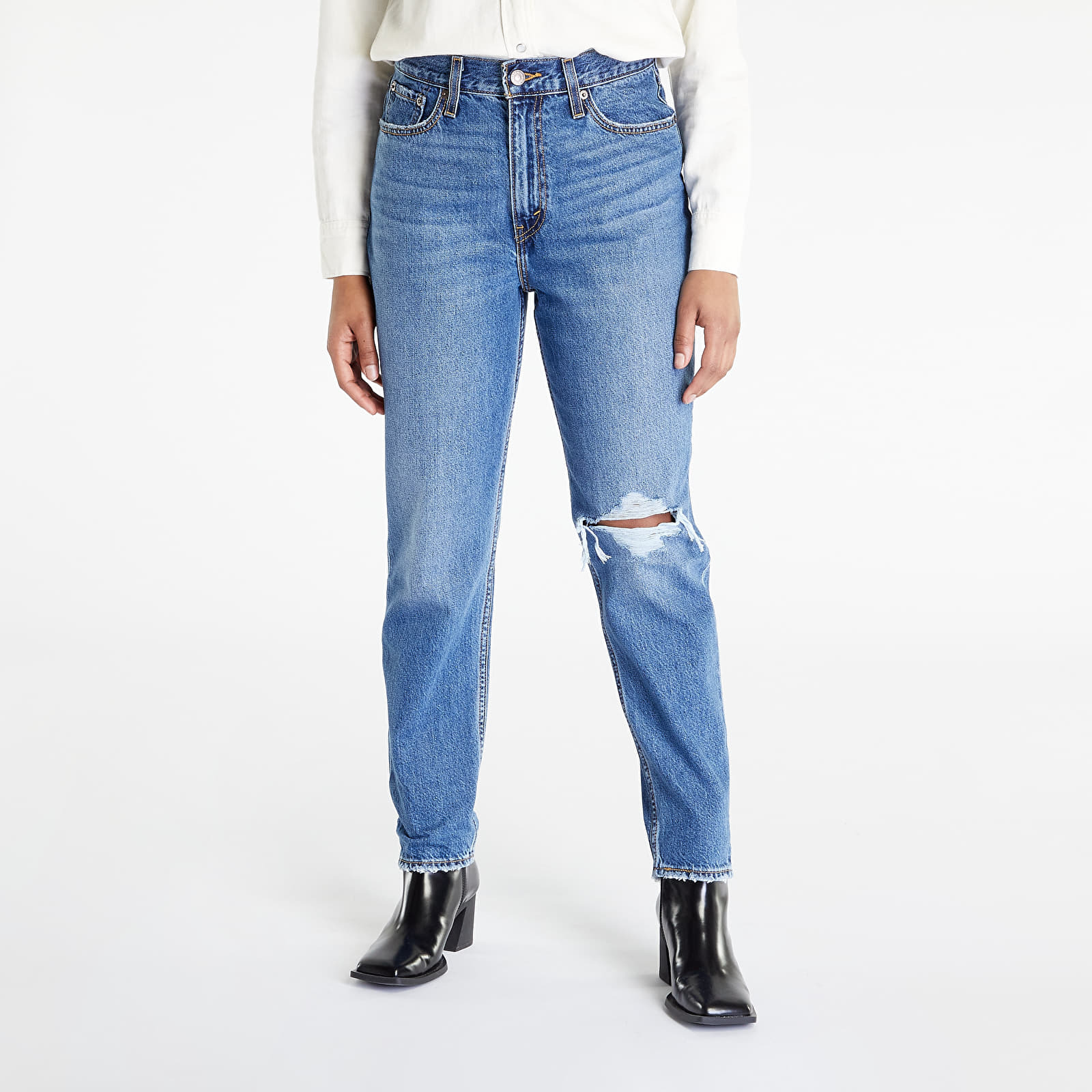 Pantalons Levi's® 80S Mom Jean Boo Boo Med Indigo - Worn In W27/L28