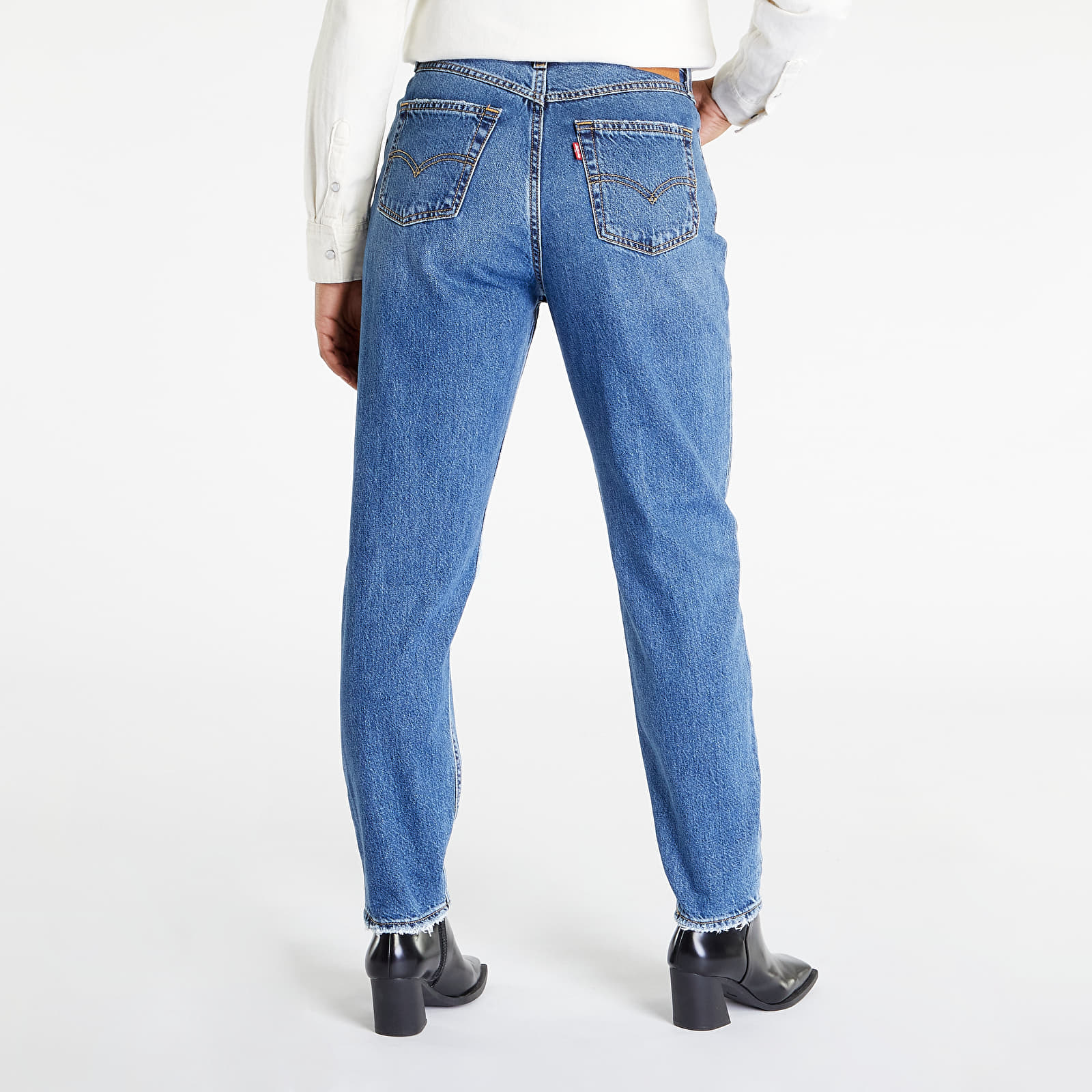 Παντελόνια και τζιν Levi's® 80S Mom Jean Boo Boo Med Indigo - Worn In