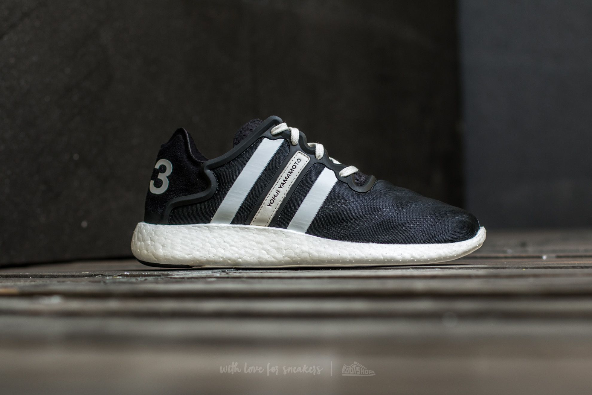 Men's shoes Y-3 Yohji Run Core Black/ Ftw White/ Core Black