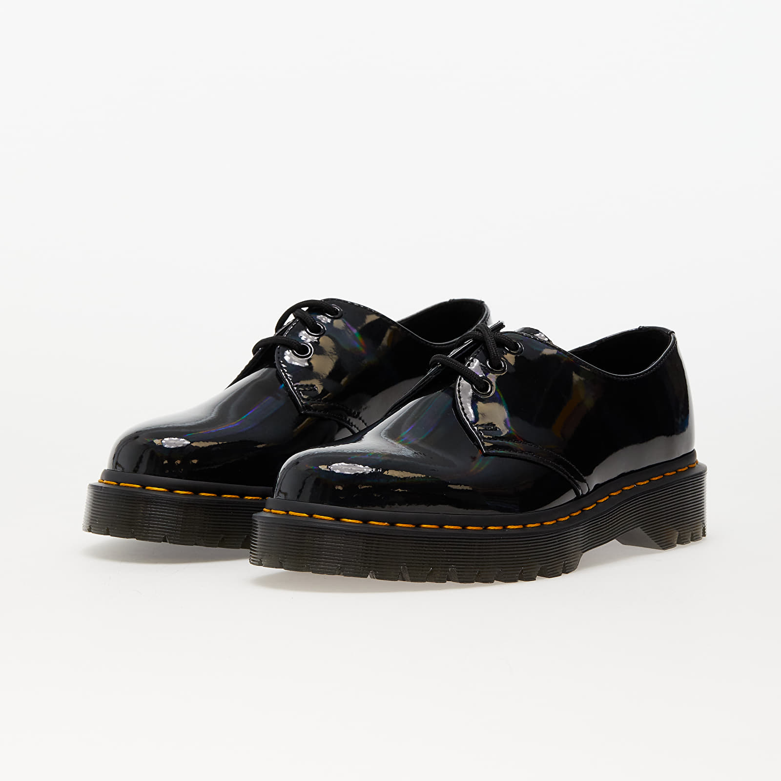 Damen Sneaker und Schuhe Dr. Martens 1461 Bex 3 Eye Shoe Black Rainbow