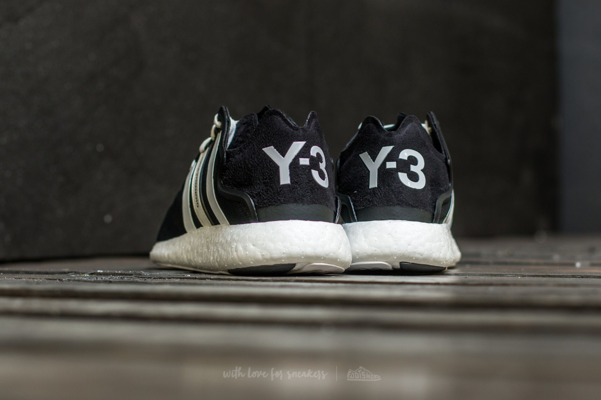 Men's shoes Y-3 Yohji Run Core Black/ Ftw White/ Core Black