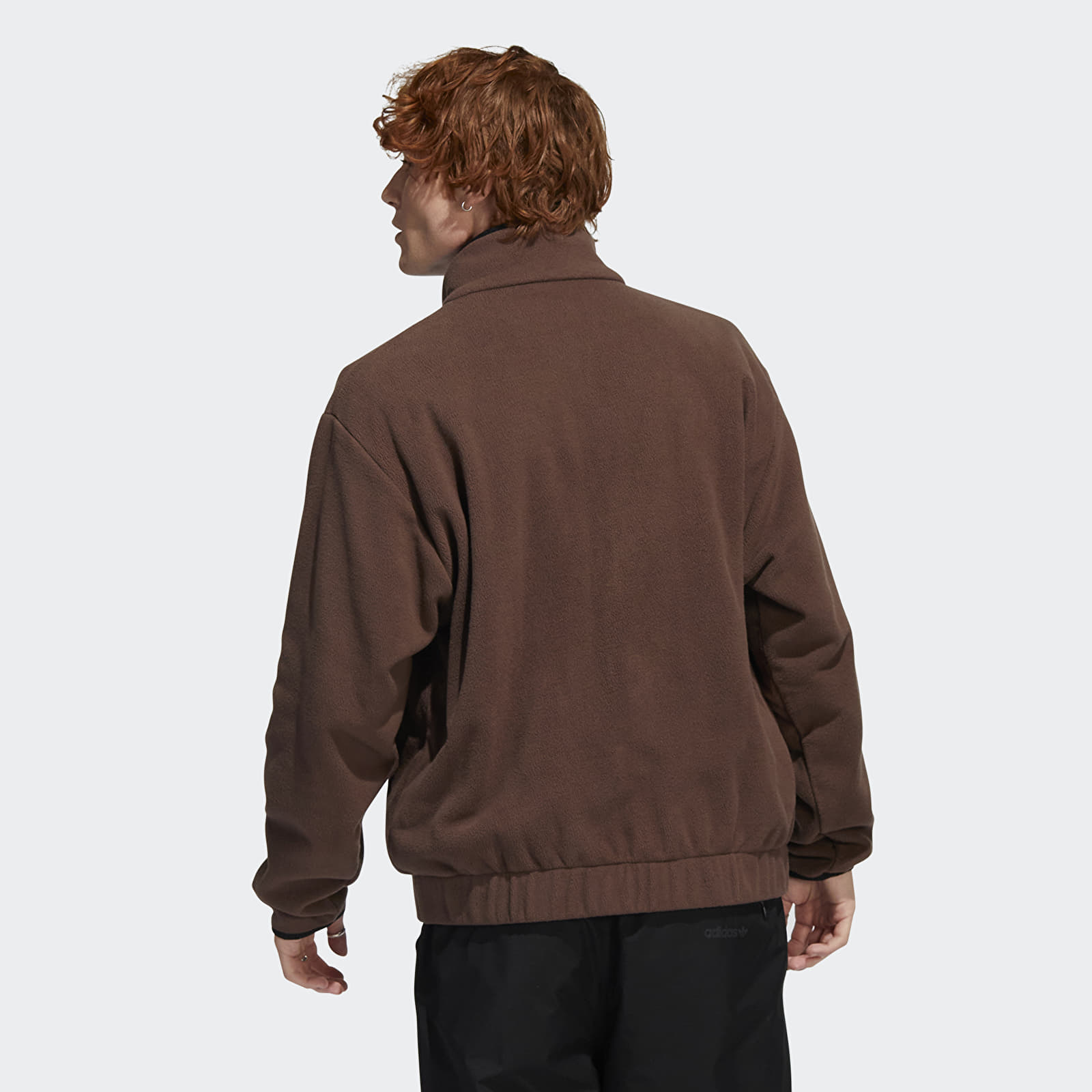 Jackets adidas Sherpa Fleece Jacket UNISEX Brown/ Black