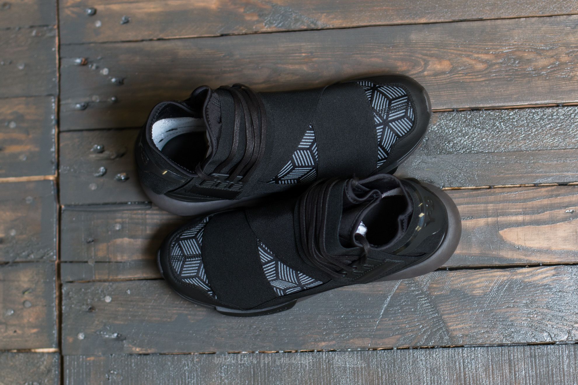 Herren Sneaker und Schuhe Y-3 Qasa High Core Black/ Utility Black/ Core Black