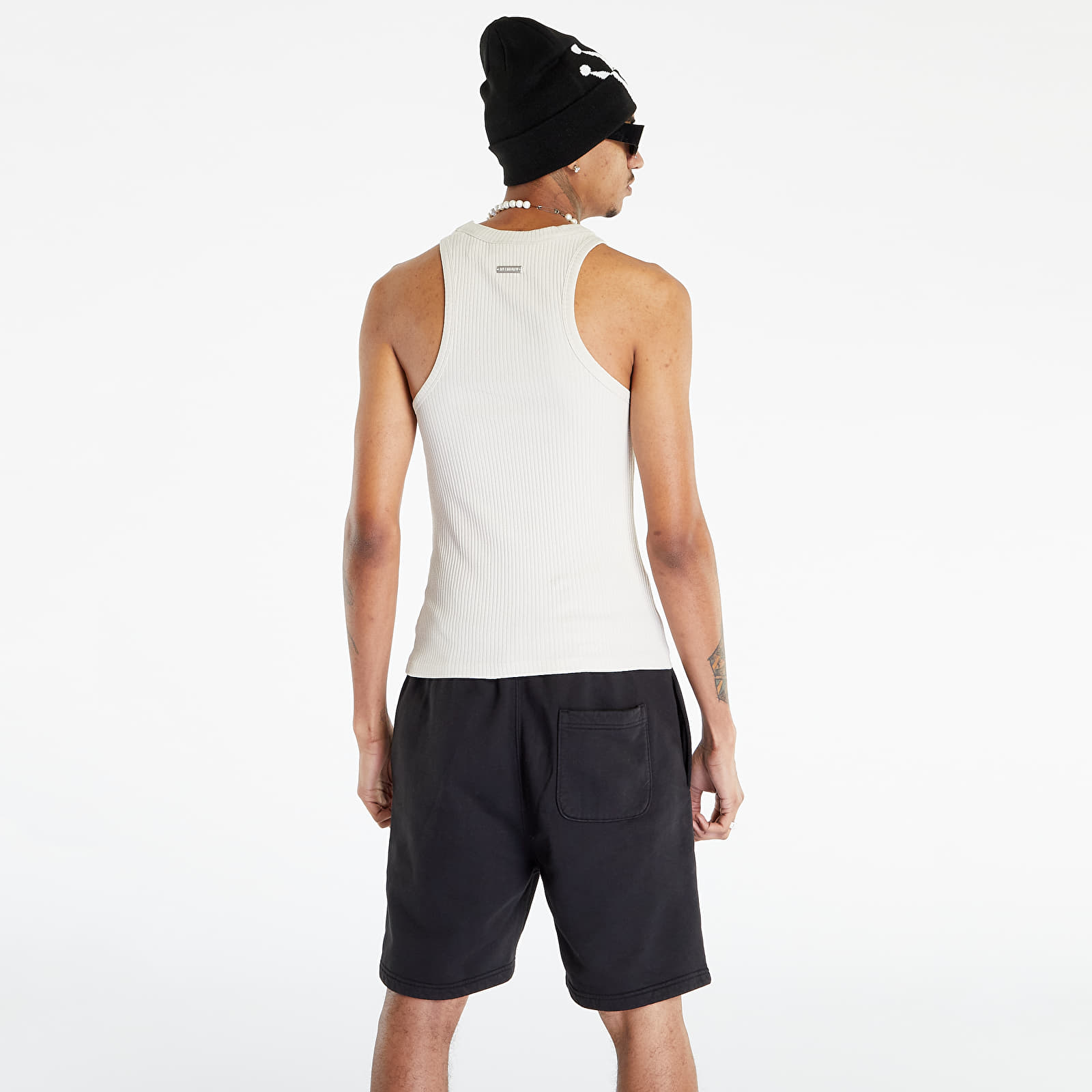 Topuri Han Kjöbenhavn Light Ribbed Racer Top Light Sand