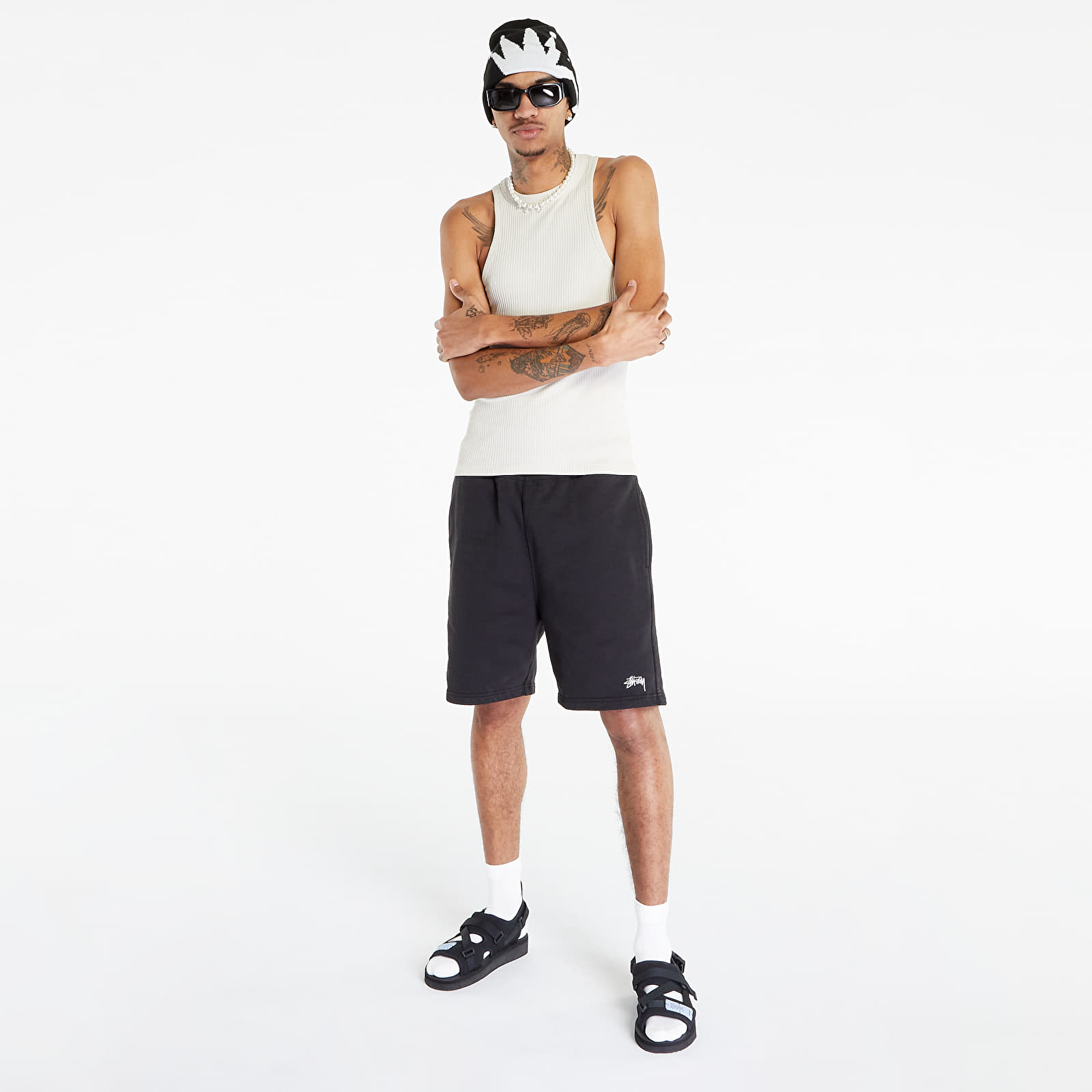 Topuri Han Kjöbenhavn Light Ribbed Racer Top Light Sand