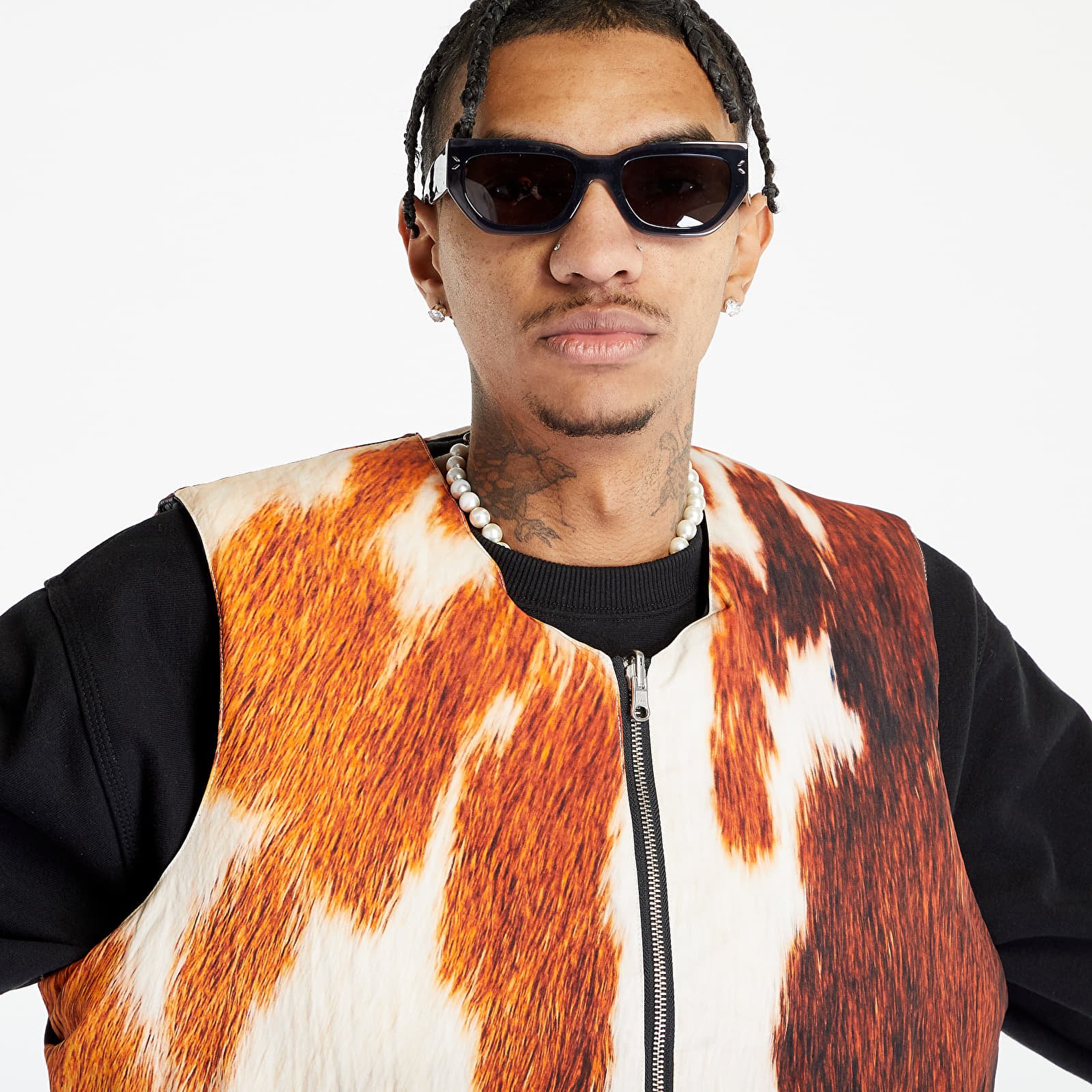 Vests Stüssy Revesrible Quilted Vest UNISEX Cowhide