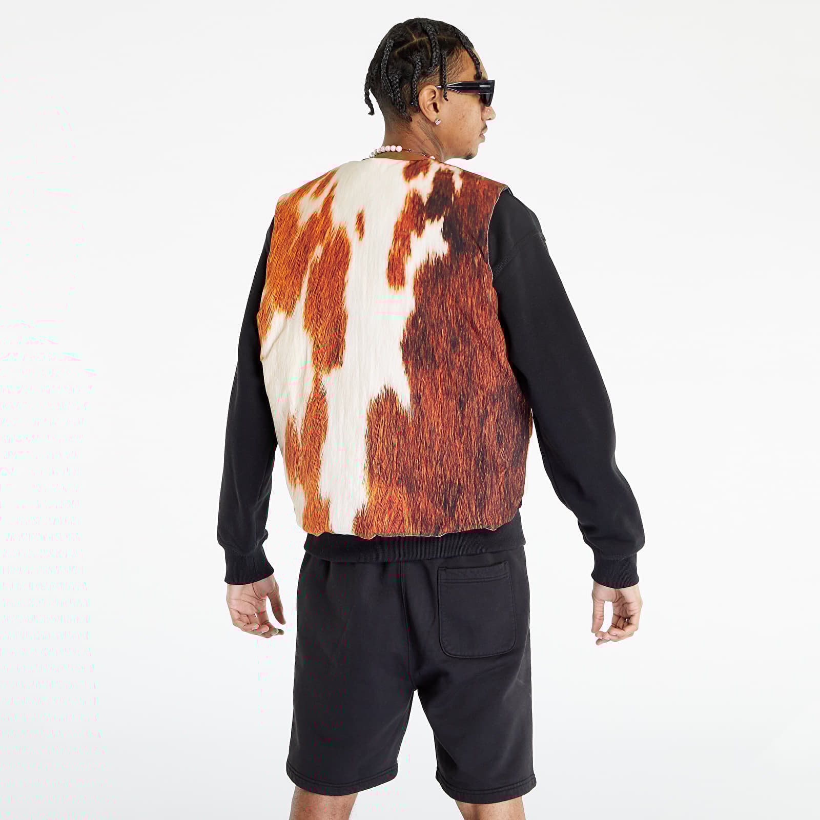 Vests Stüssy Revesrible Quilted Vest UNISEX Cowhide