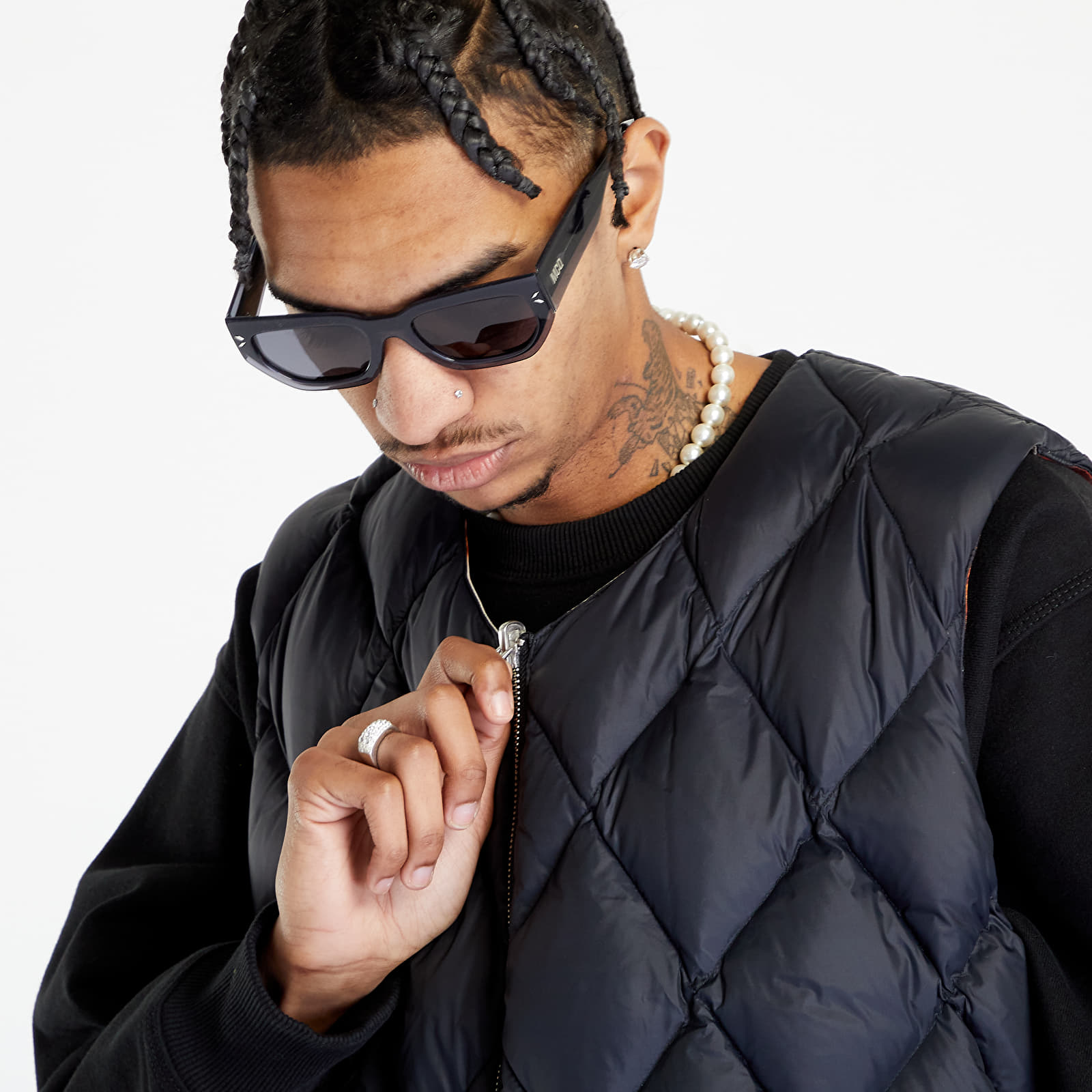 Vests Stüssy Revesrible Quilted Vest UNISEX Cowhide
